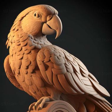 3D model parrot (STL)